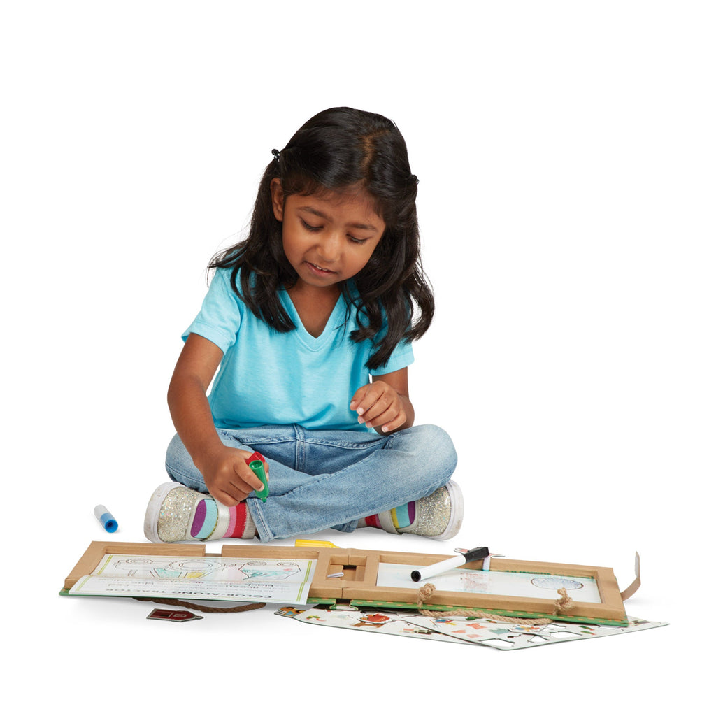 Natural Play: Play, Draw, Create Reusable Drawing & Magnet Kit – Farm product image 8
