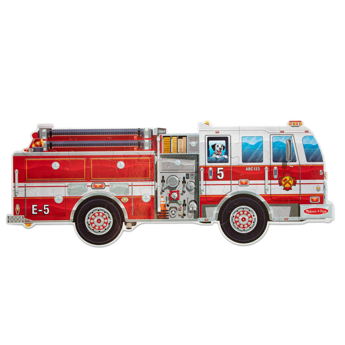 Giant Fire Truck Floor Puzzle - 24 Pieces product image 1
