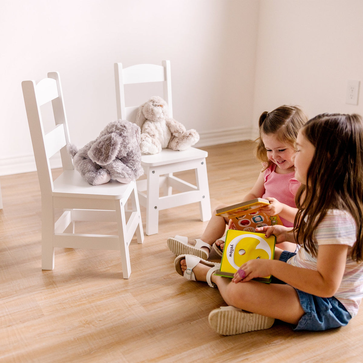 Wooden Chair Pair  - White product image 10