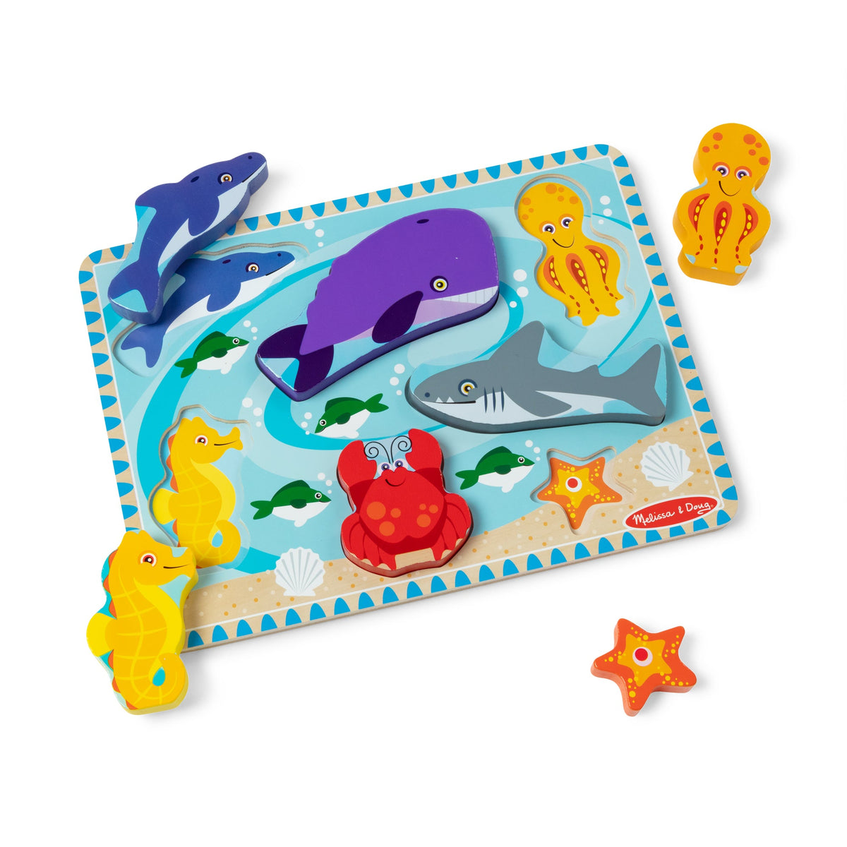 Sea Creatures Chunky Puzzle - 7 Pieces product image 1