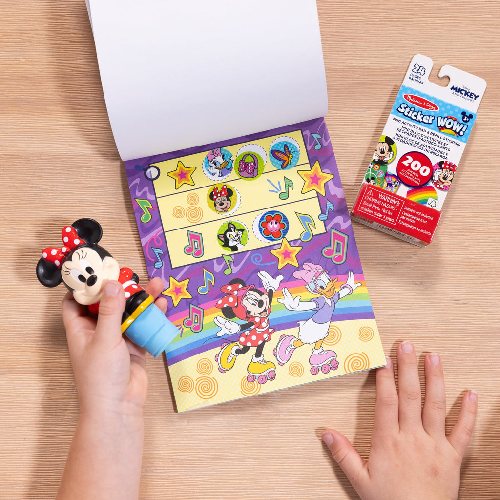 Sticker WOW!™ Disney Minnie Mouse Bundle: Activity Pad & Sticker Stamper + Mini Activity Pad and 200 Refill Stickers product image 2