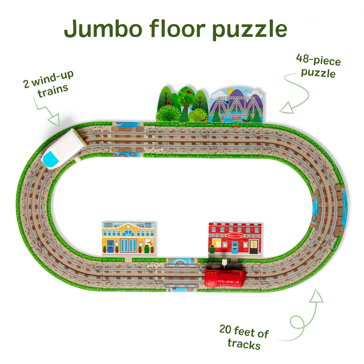 Design Your Own Railroad Floor Puzzle product image 3