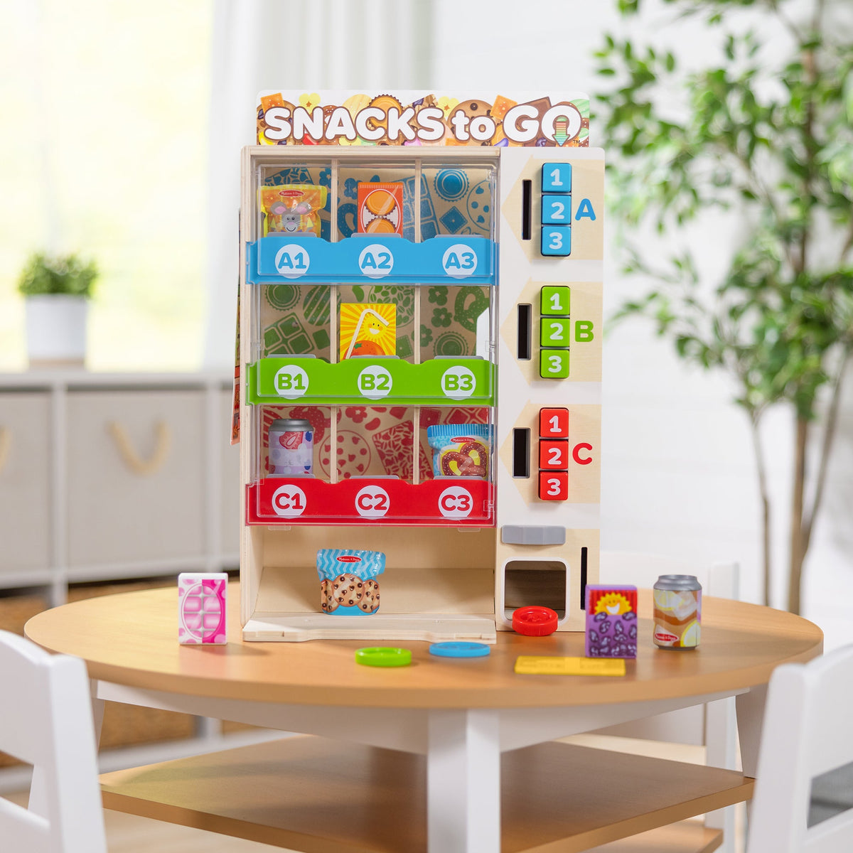 Sort, Stock, Select Wooden Vending Machine Play Set product image 9