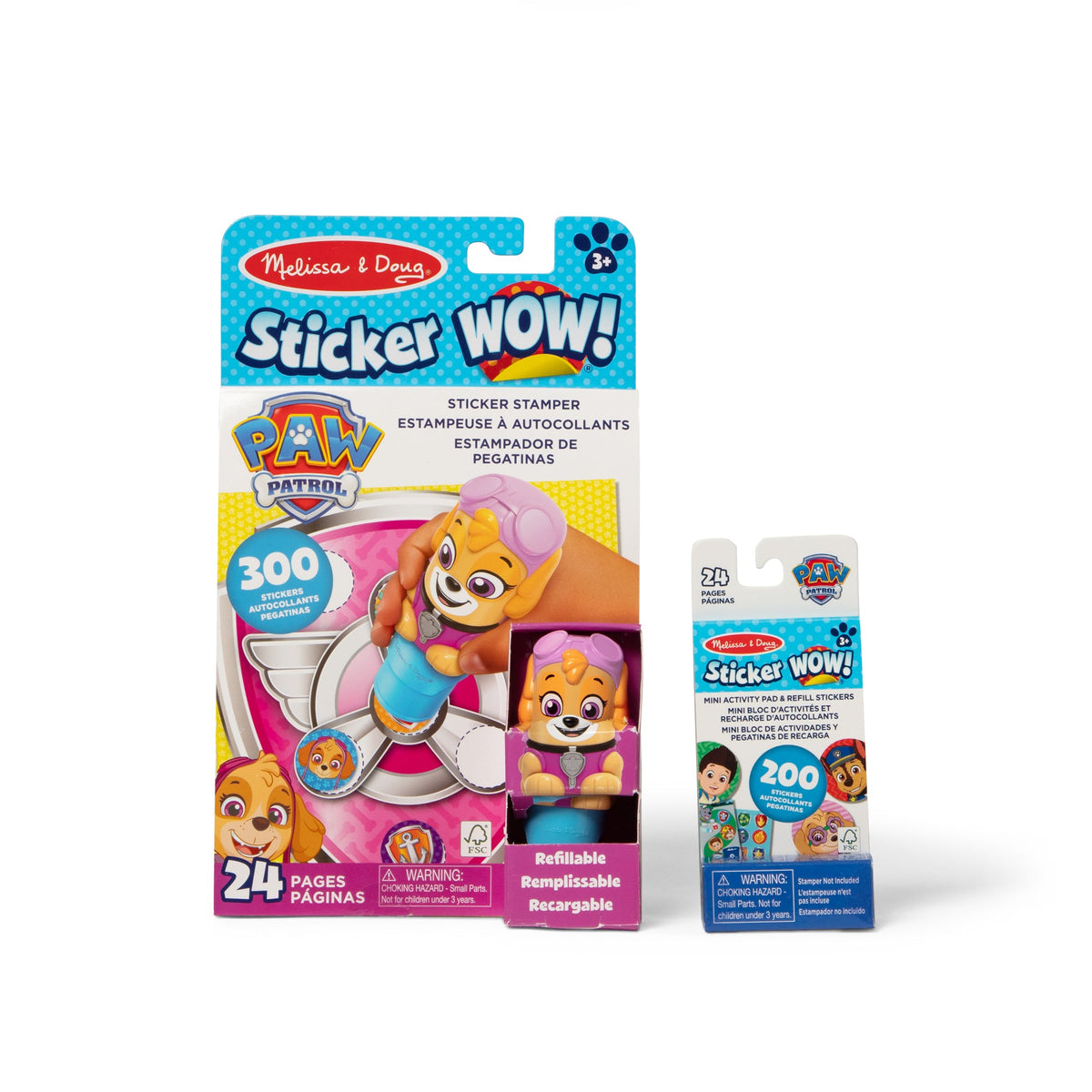 Sticker WOW!™ PAW Patrol Skye Bundle: Activity Pad & Sticker Stamper + Mini Activity Pad and 200 Refill Stickers product image 1