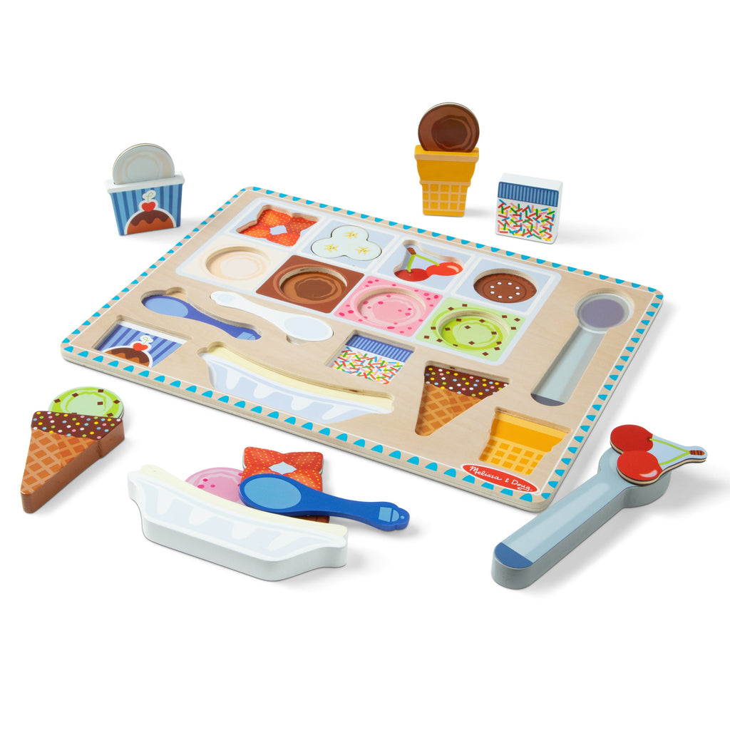 Wooden Magnetic Ice Cream Puzzle & Play Set - 16 Pieces product image 4