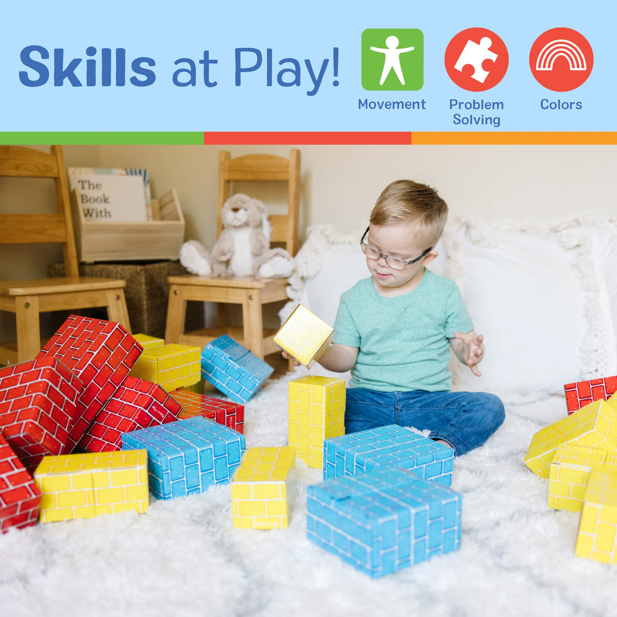 Deluxe Jumbo Cardboard Blocks - 40 Pieces product image 4