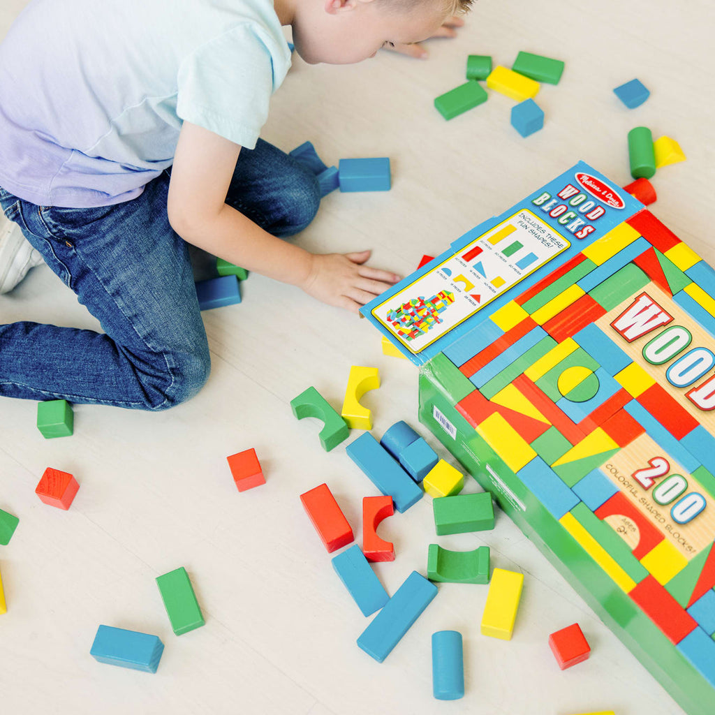 200 Piece Wood Blocks Set product image 5
