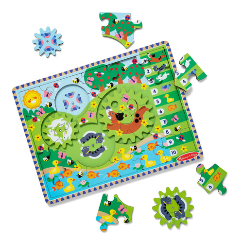 Animal Chase I-Spy Wooden Gear Puzzle product image 1
