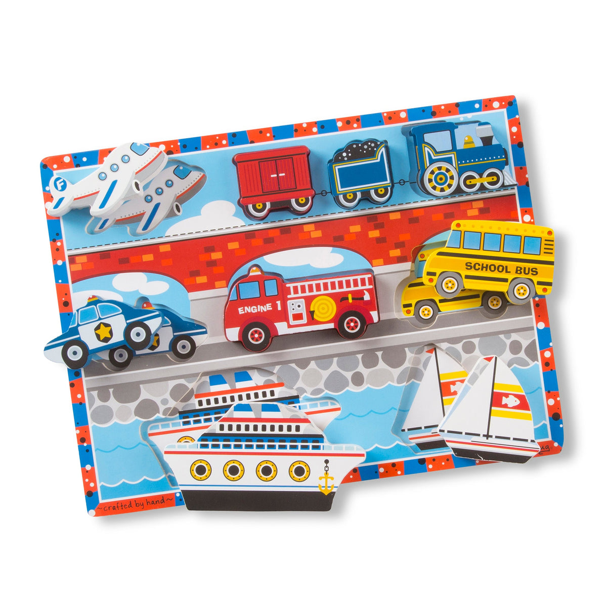 Vehicles Chunky Puzzle - 9 Pieces product image 1