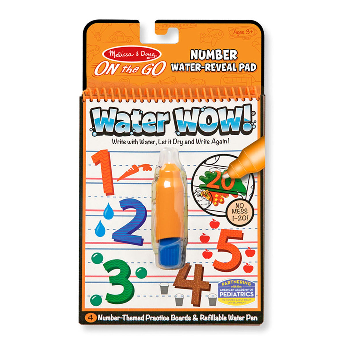 Water Wow! Water-Reveal Activity Pad - Numbers product image 1