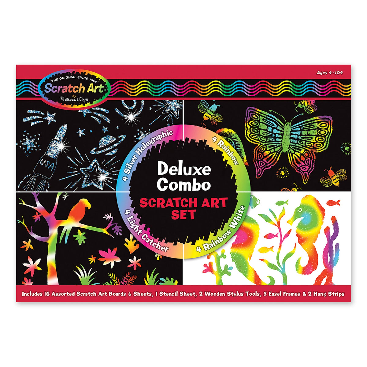 Deluxe Combo Scratch Art Set product image 1