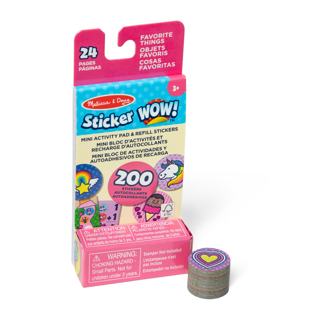 Sticker WOW!® Mini Activity Pad & Refill Stickers - Favorite Things (200+ Stickers, Stamper Not Included) product image 1
