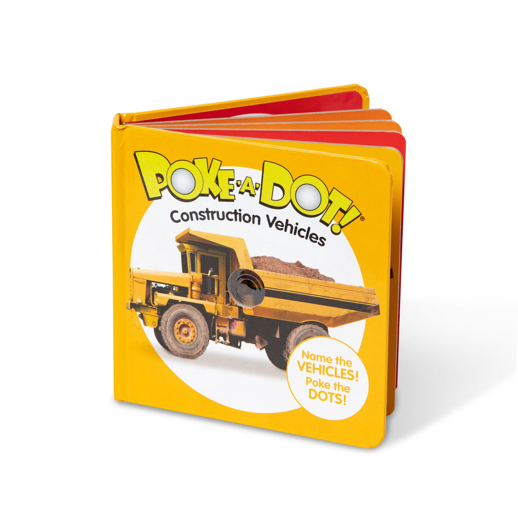 Poke-a-Dot: Construction Vehicles Board Book product image 1