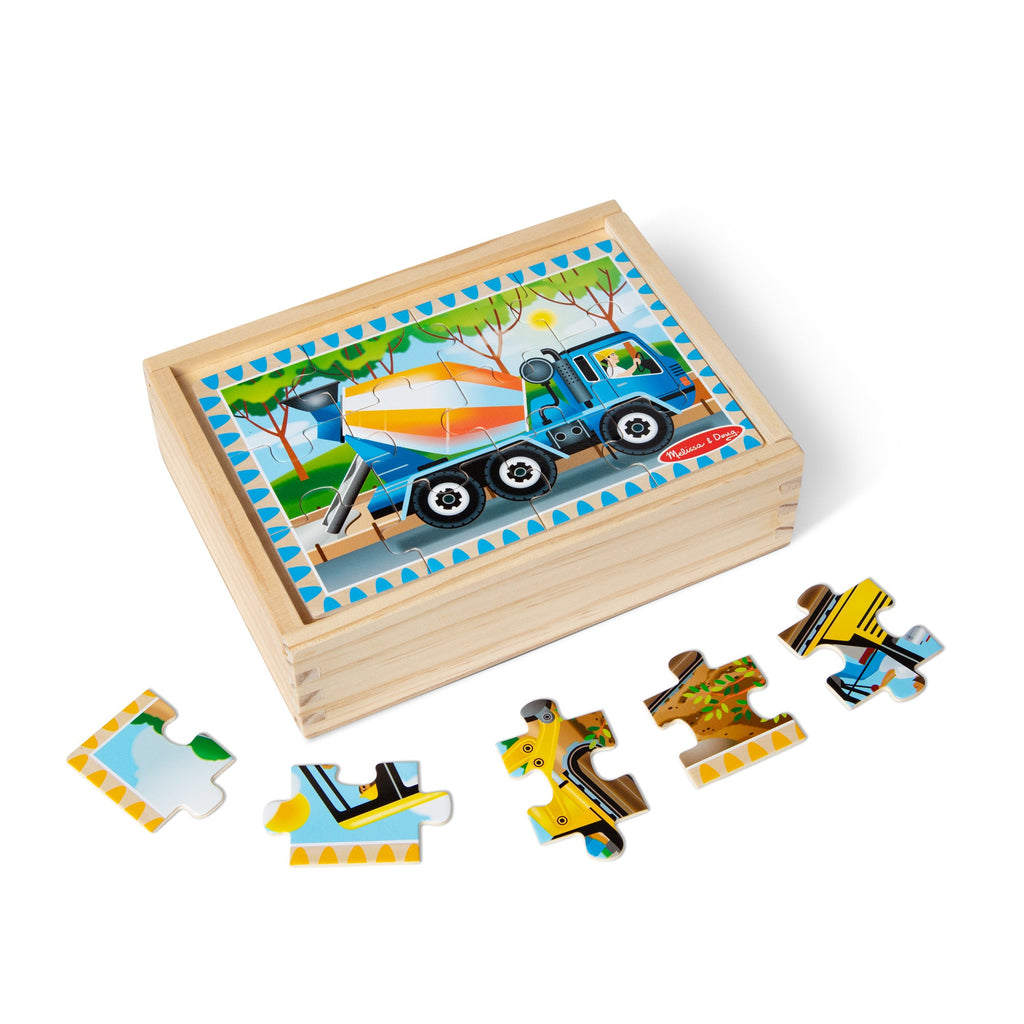 Wooden Jigsaw Puzzles in a Box - Construction product image 1