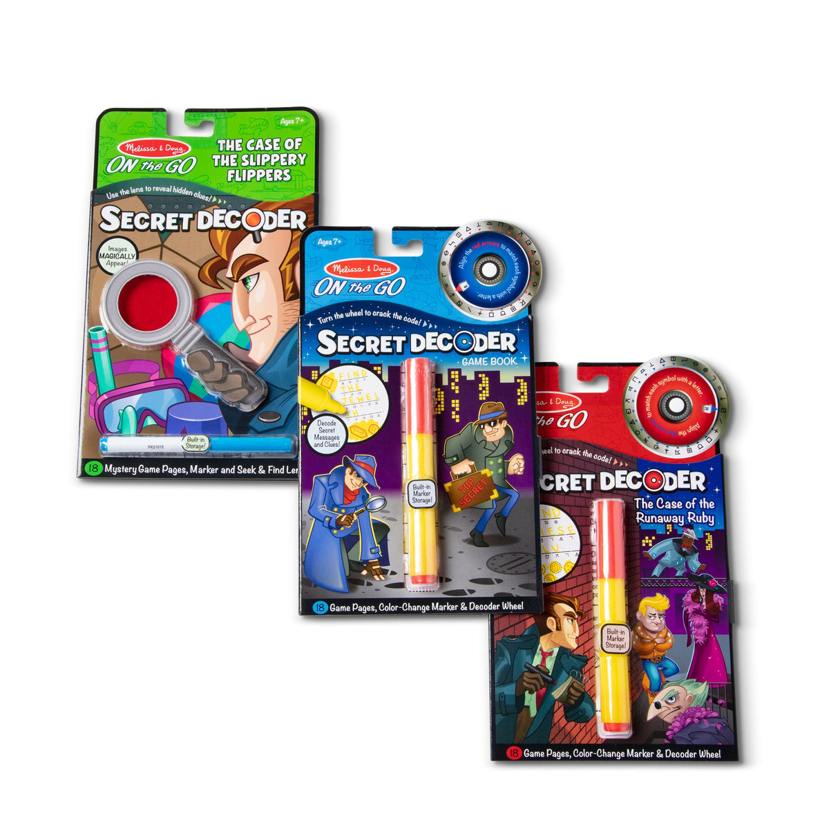 On the Go™ Secret Decoder Activity Books 3-Pack: Slippery Flippers, Runaway Ruby, Game Book product image 9