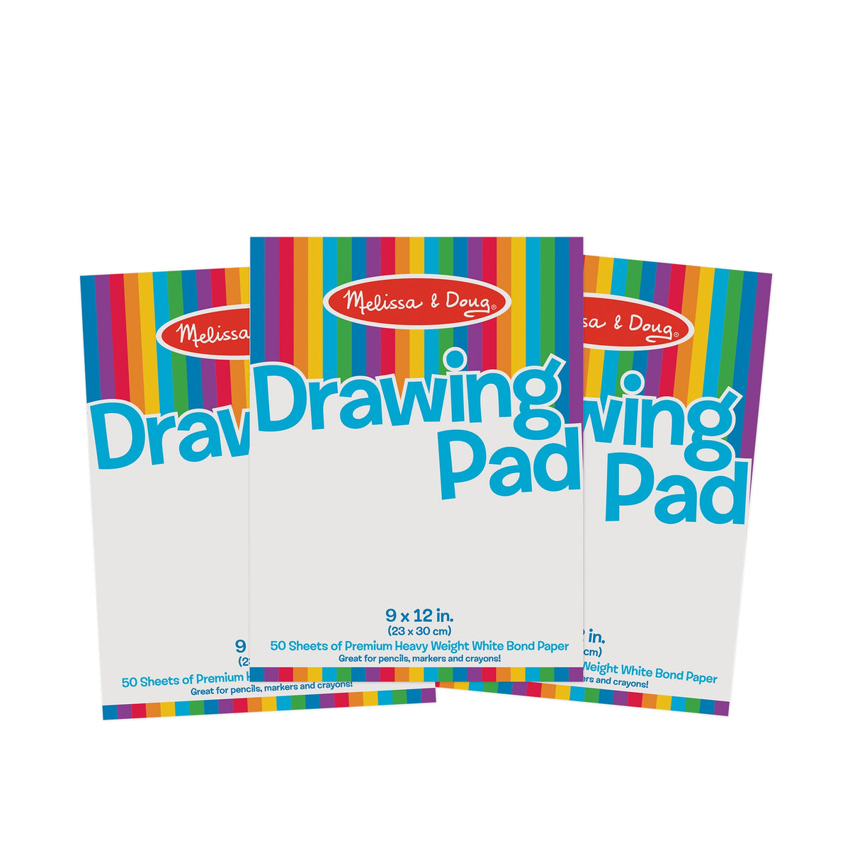 Drawing Paper Pad (50 Sheets, 9 x 12 Inches) 3-Pack product image 1