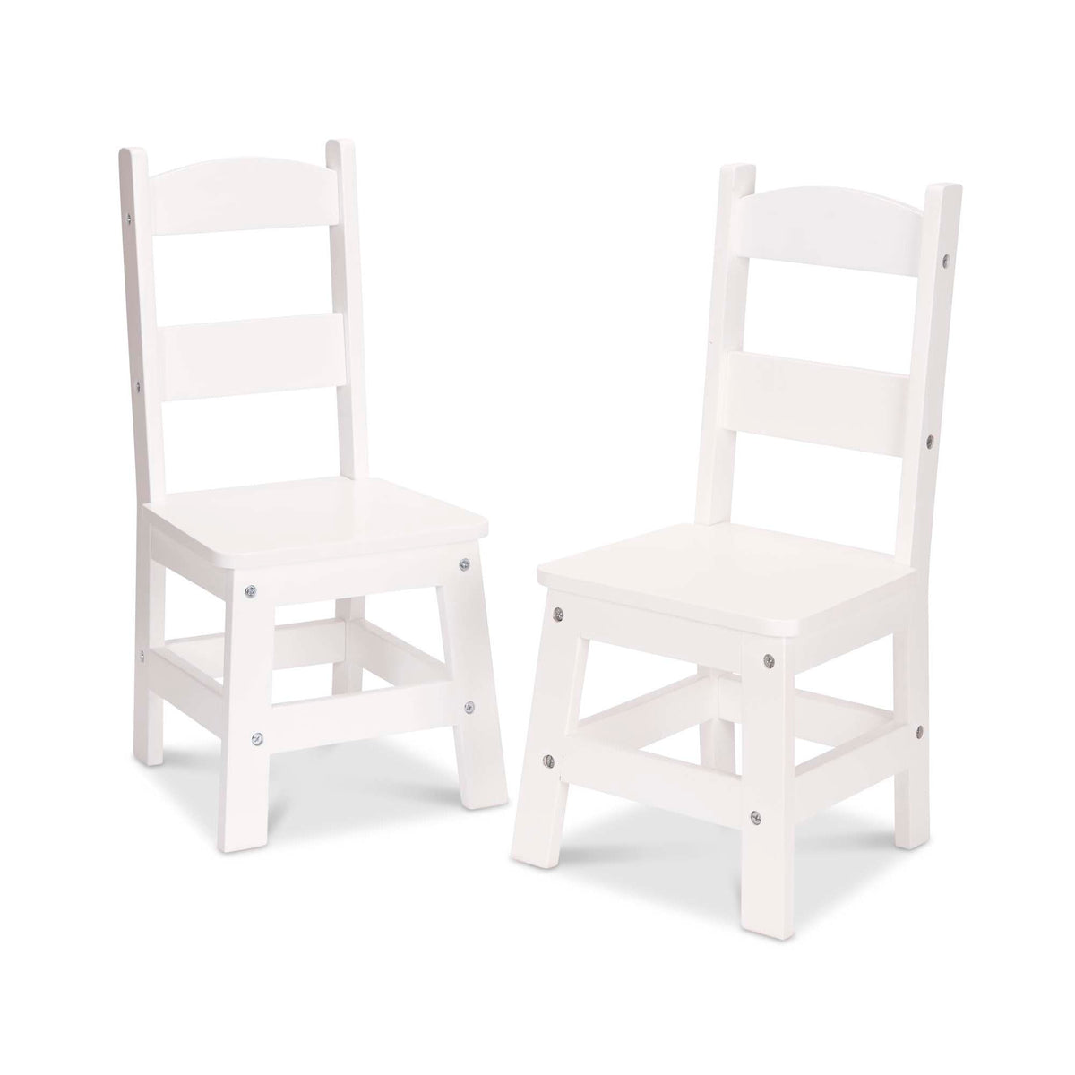 Wooden Chair Pair  - White product image 1