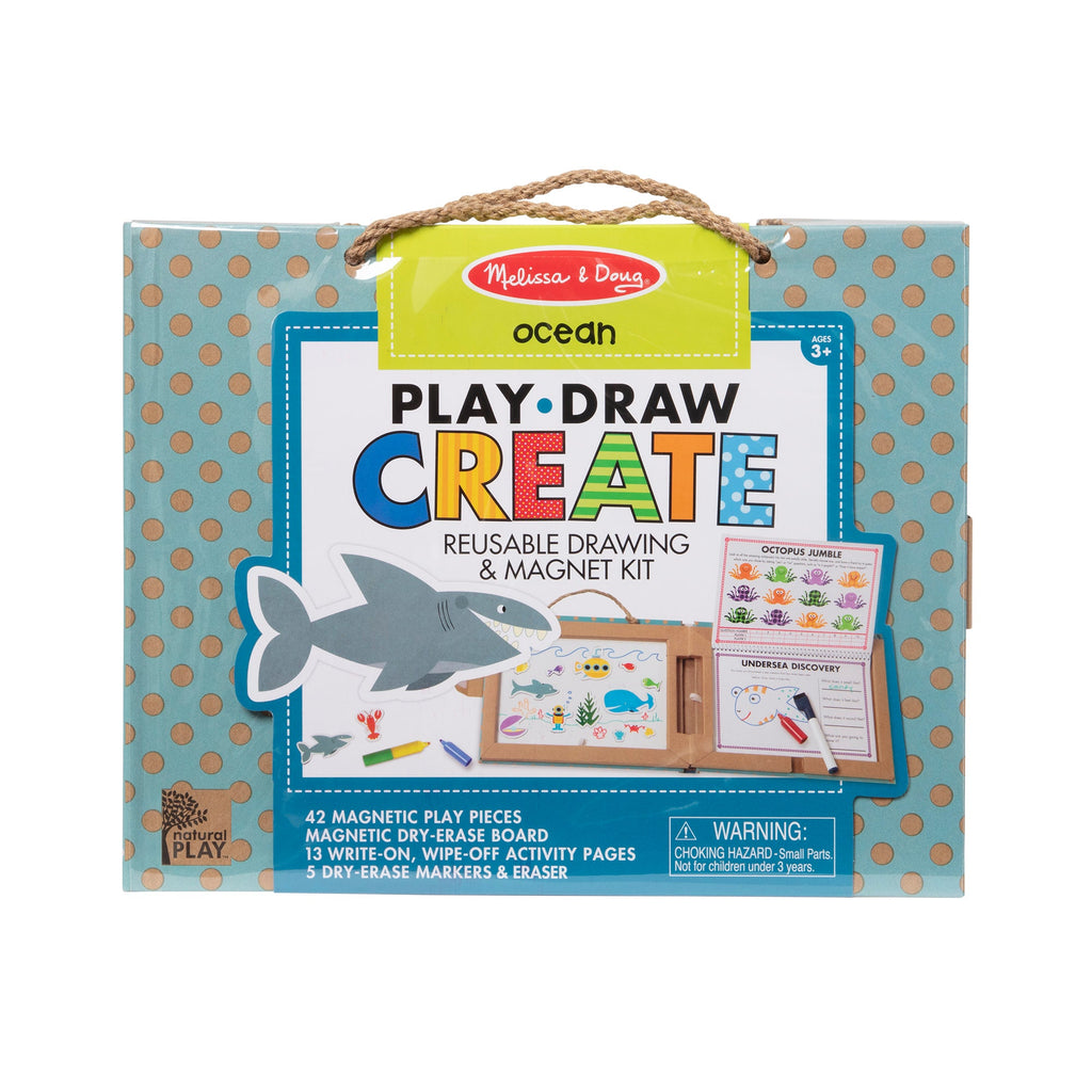 Natural Play: Play, Draw, Create Reusable Drawing & Magnet Kit – Ocean product image 8