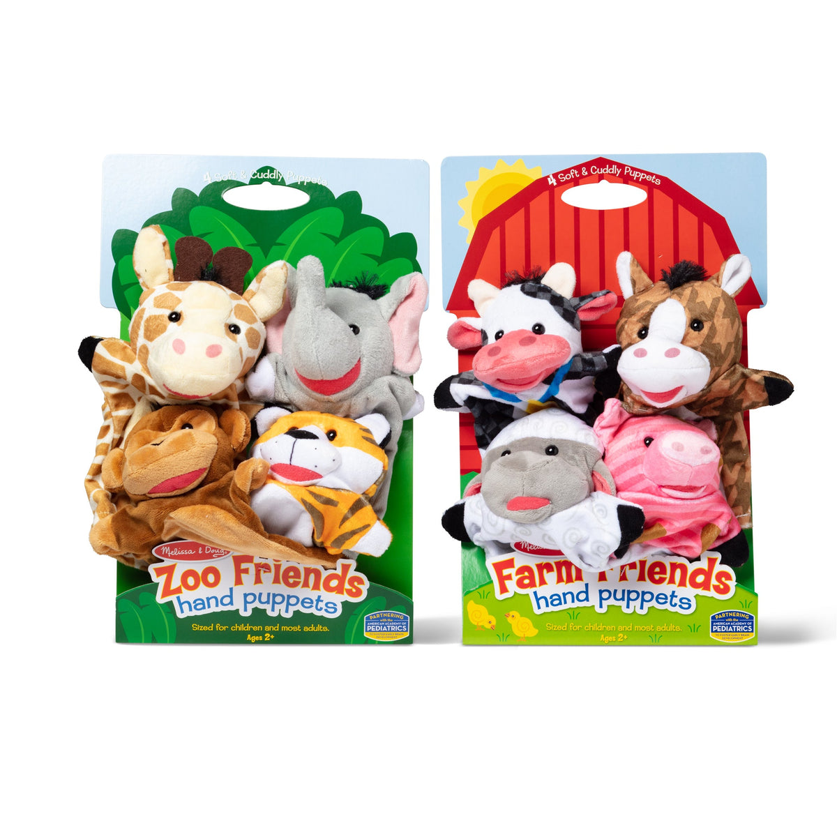 Hand Puppet 2-Pack: Farm Friends, Zoo Friends product image 3