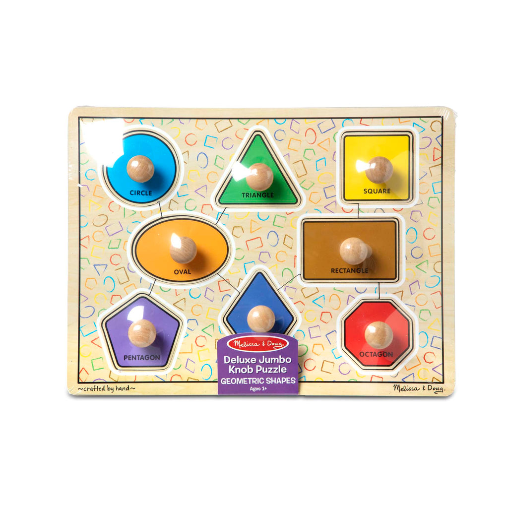 Geometric Shapes Deluxe Jumbo Peg Puzzle - 8 Pieces product image 3