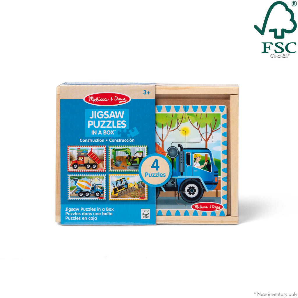 Wooden Jigsaw Puzzles in a Box - Construction product image 3