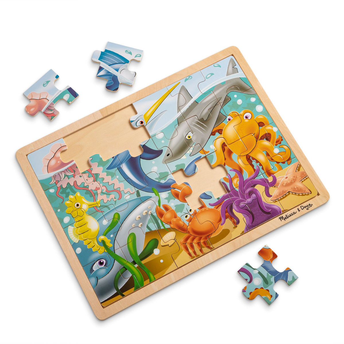 Wooden Jigsaw Puzzle - Under the Sea - 24 Pieces product image 3