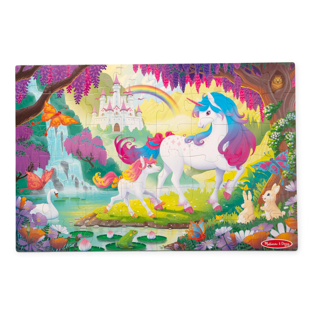 Glow-in-the-Dark Unicorn Floor Puzzle - 48 Pieces product image 1