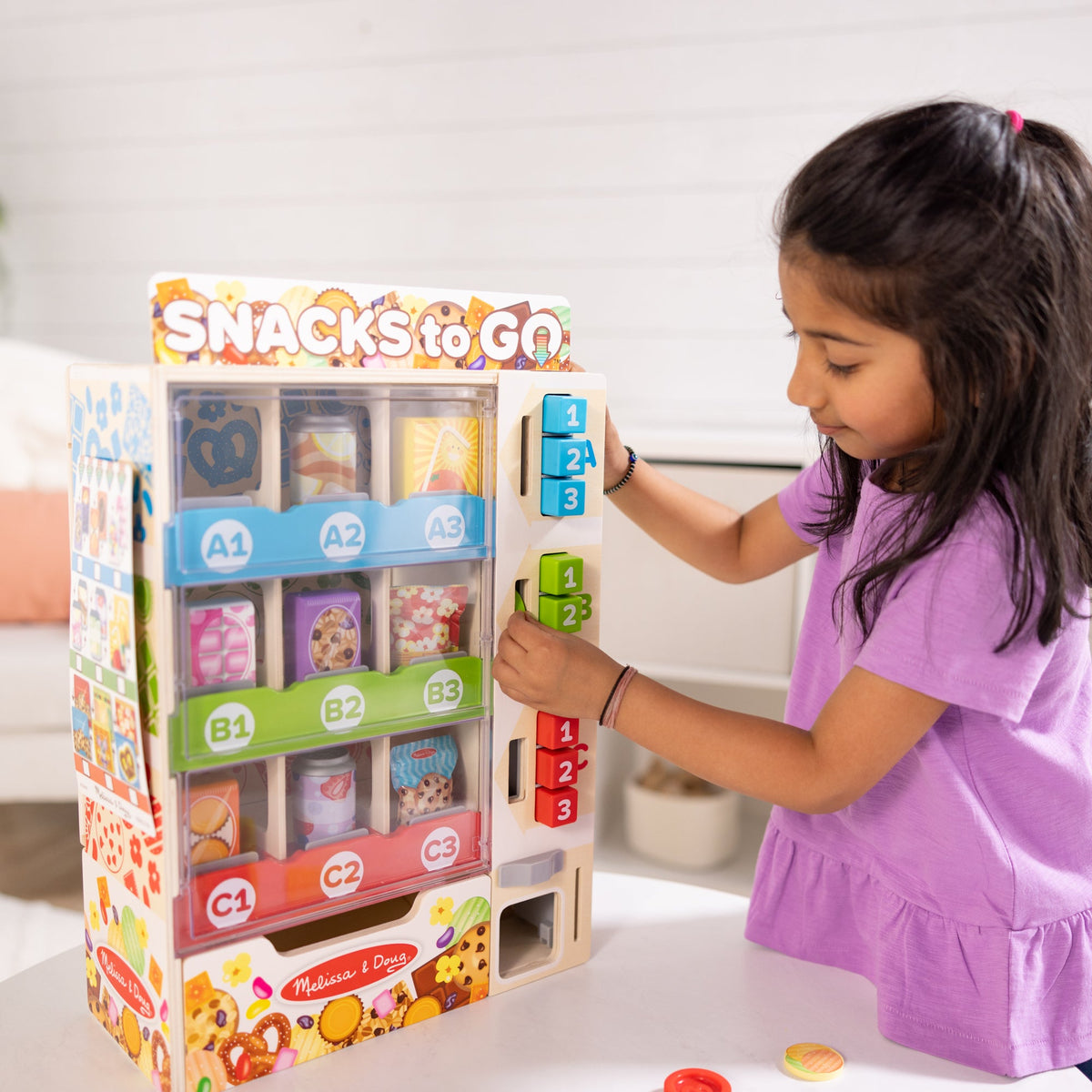 Sort, Stock, Select Wooden Vending Machine Play Set product image 5