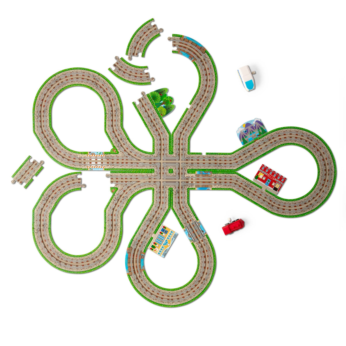 Design Your Own Railroad Floor Puzzle product image 1
