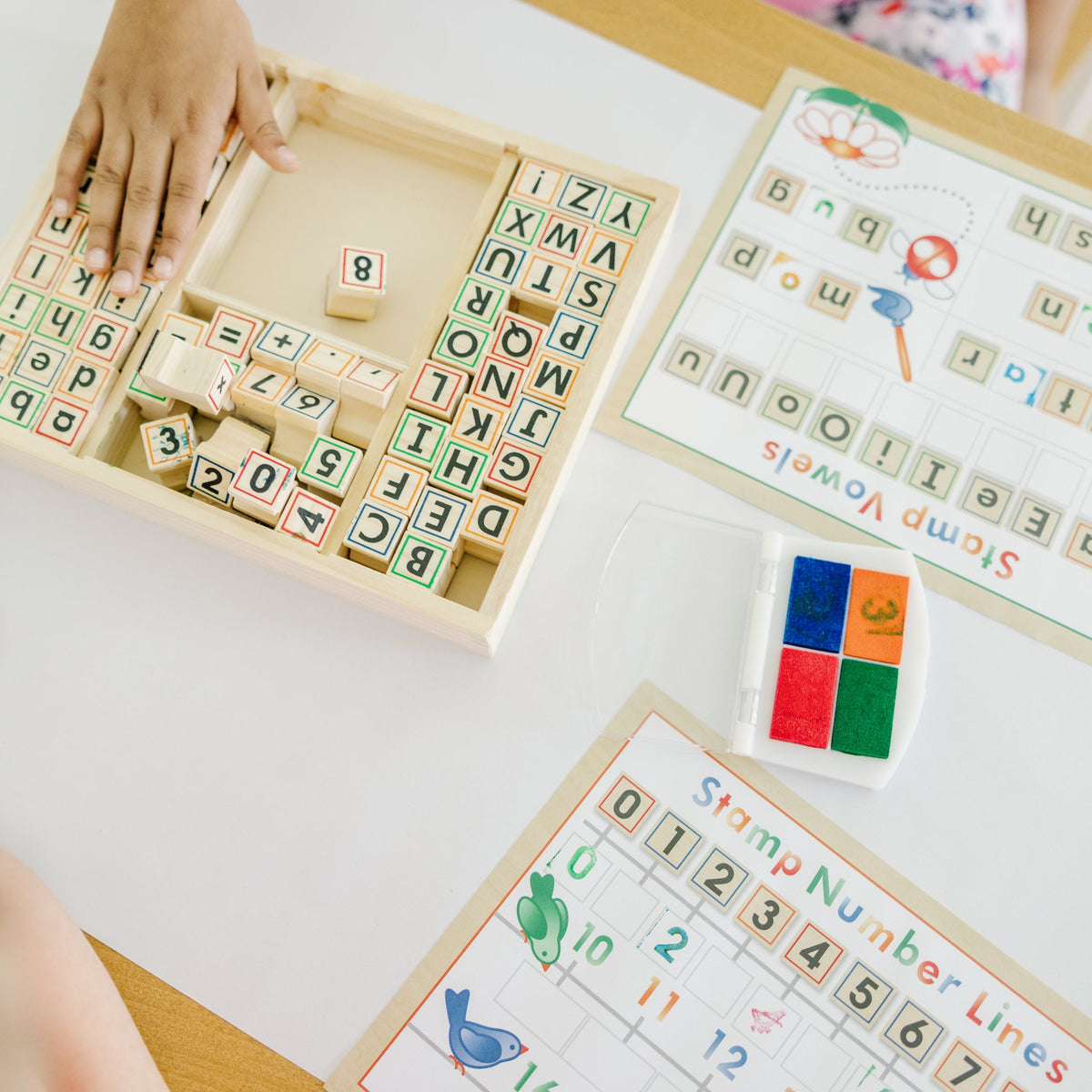 Deluxe Wooden Stamp Set - ABCs 123s product image 5