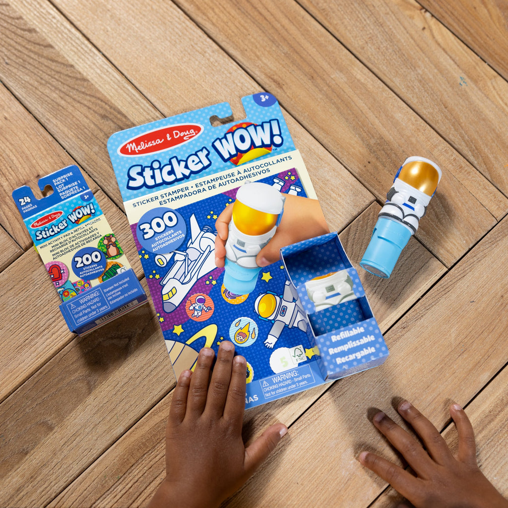 Sticker WOW!™ Astronaut Bundle: Activity Pad & Sticker Stamper + Mini Activity Pad and 200 Refill Stickers product image 2
