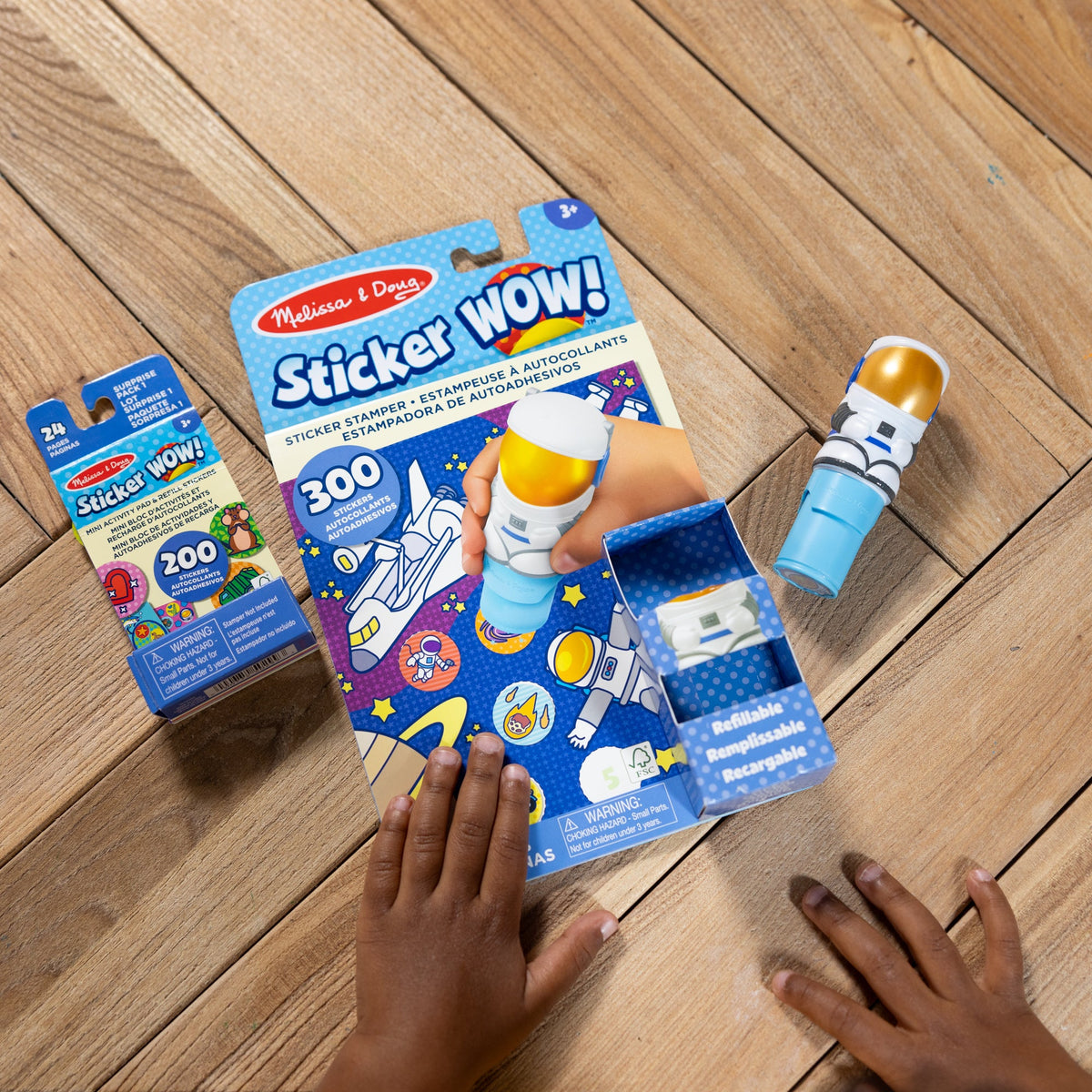 Sticker WOW!™ Astronaut Bundle: Activity Pad & Sticker Stamper + Mini Activity Pad and 200 Refill Stickers product image 10