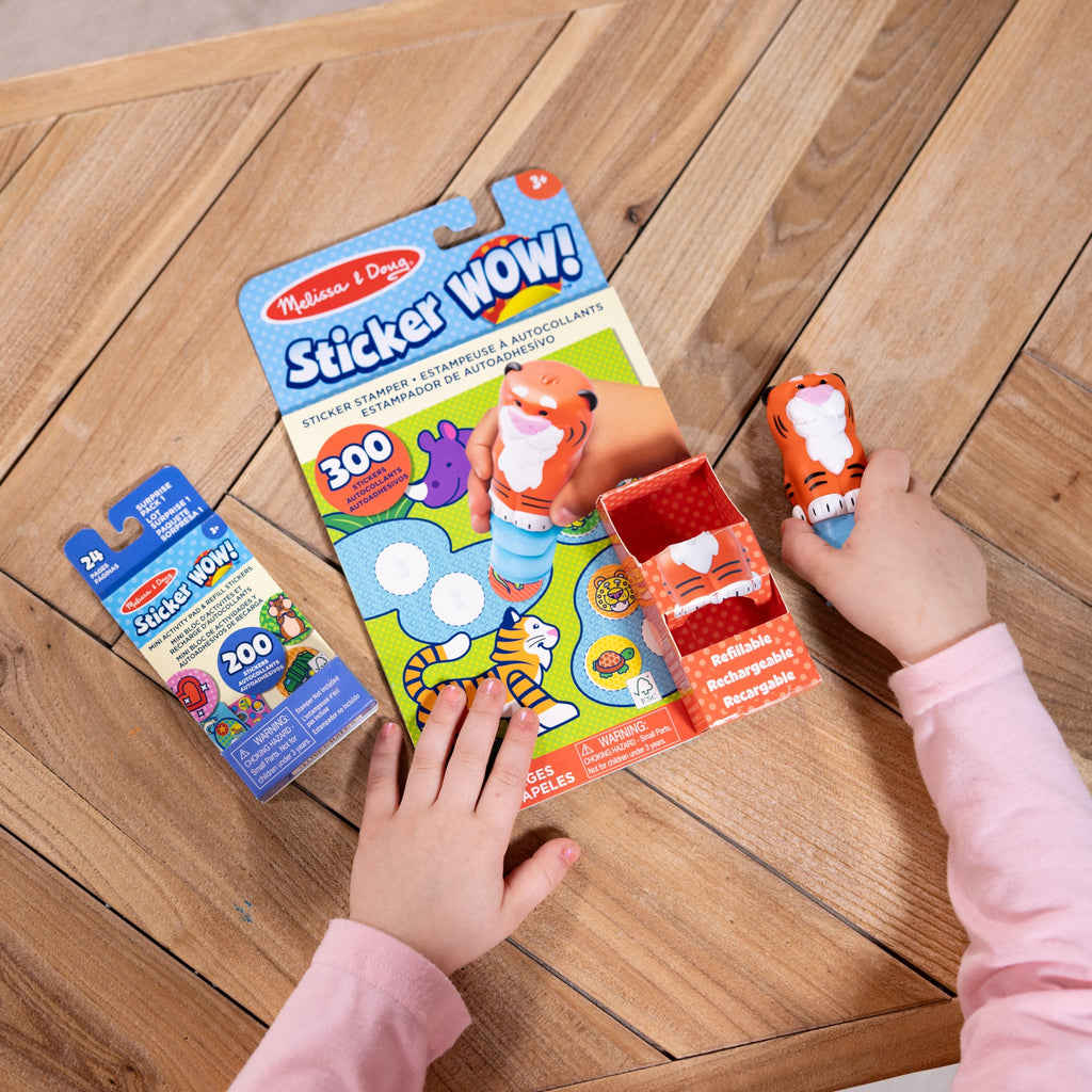 Sticker WOW!™ Tiger Bundle: Activity Pad & Sticker Stamper + Mini Activity Pad and 200 Refill Stickers product image 7