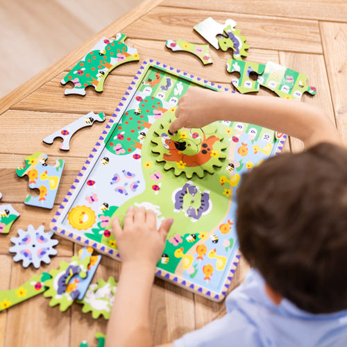 Animal Chase I-Spy Wooden Gear Puzzle product image 2