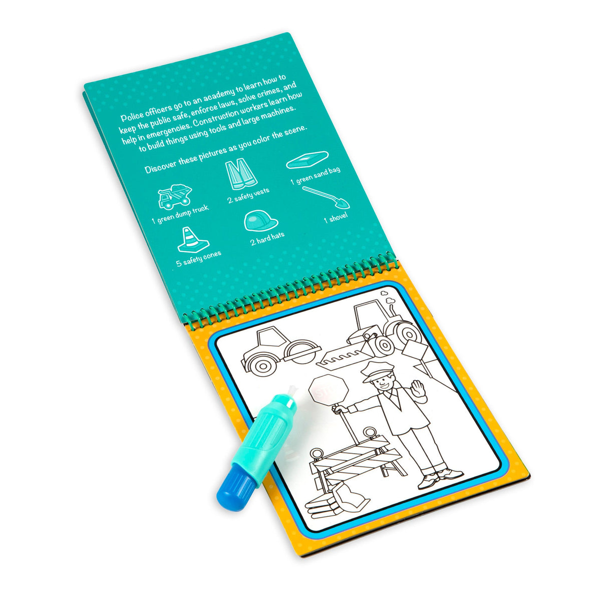 Water Wow! Occupations - Water Reveal Pad On the Go Travel Activity product image 4