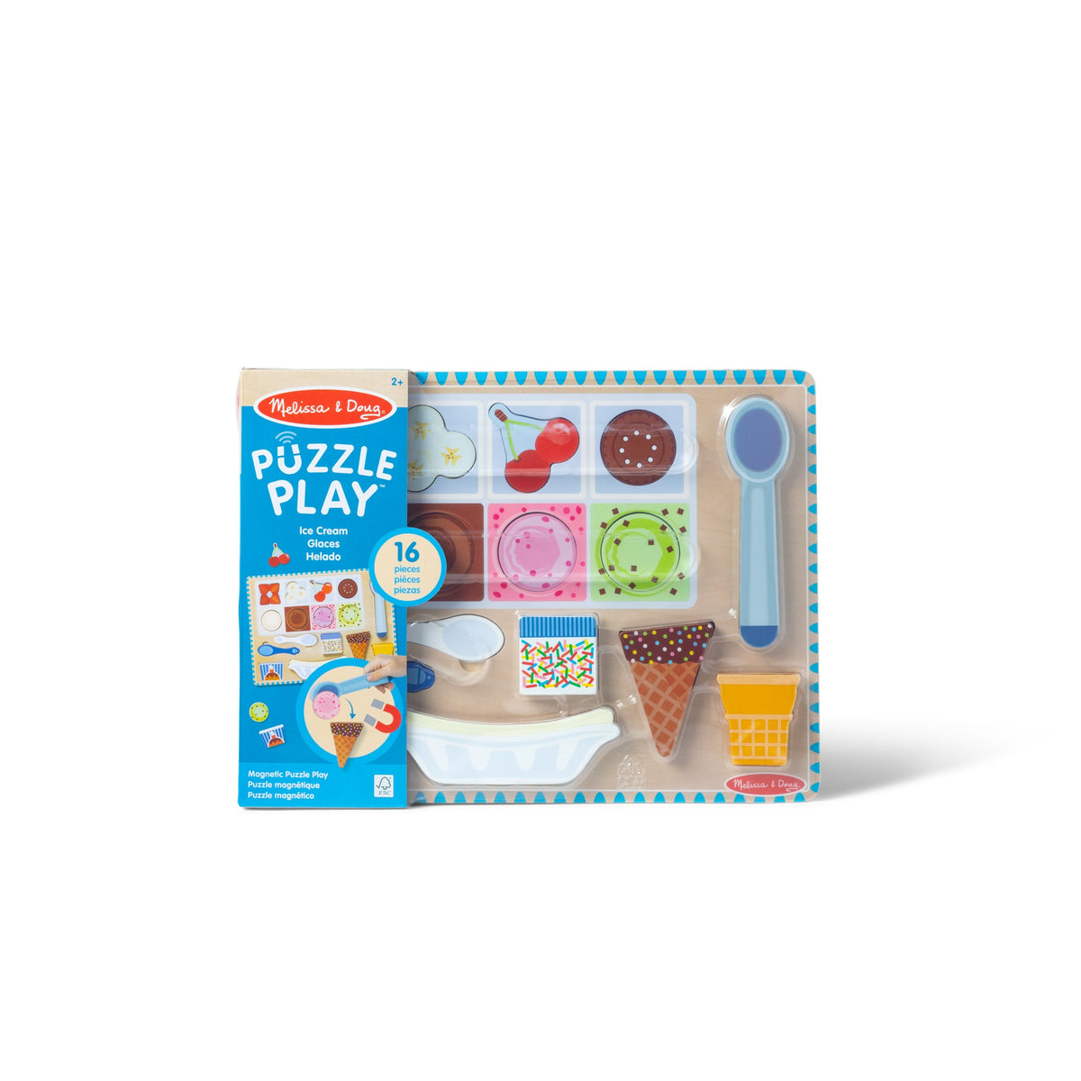 Wooden Magnetic Ice Cream Puzzle & Play Set - 16 Pieces product image 3
