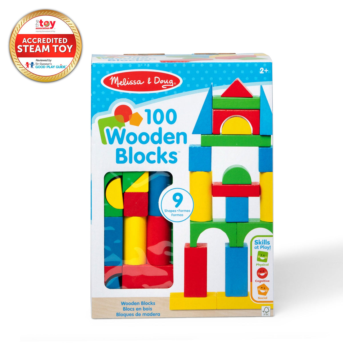 100-Piece Wood Blocks Set product image 3