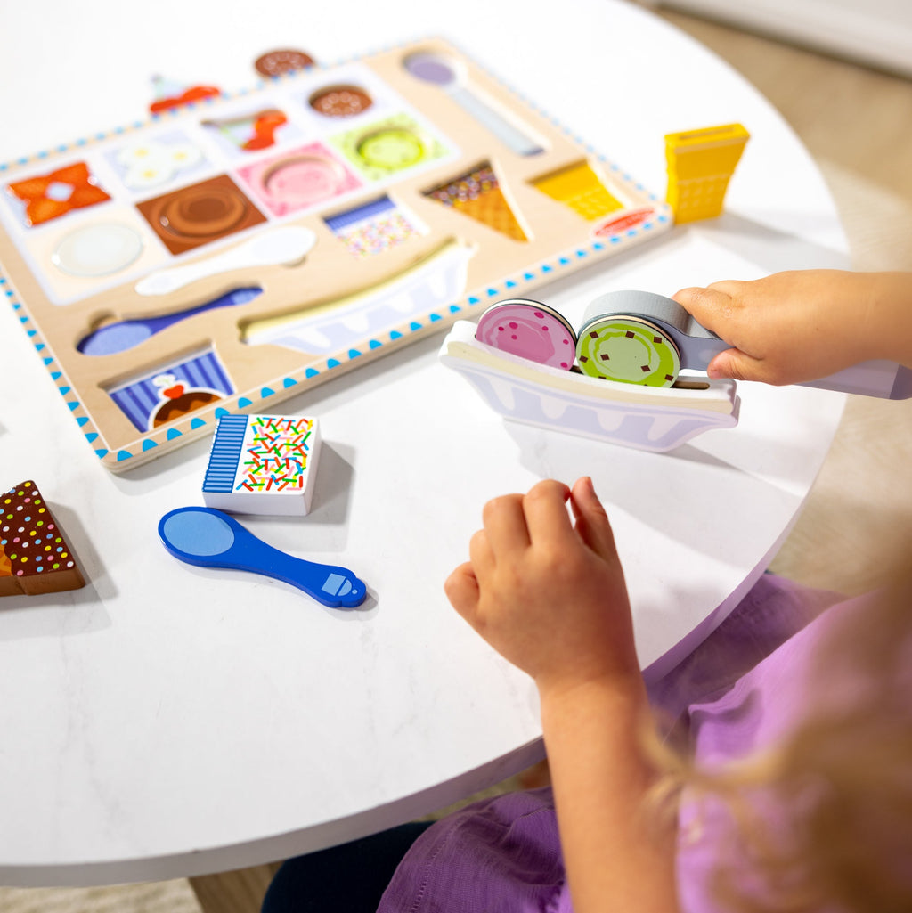 Wooden Magnetic Ice Cream Puzzle & Play Set - 16 Pieces product image 5