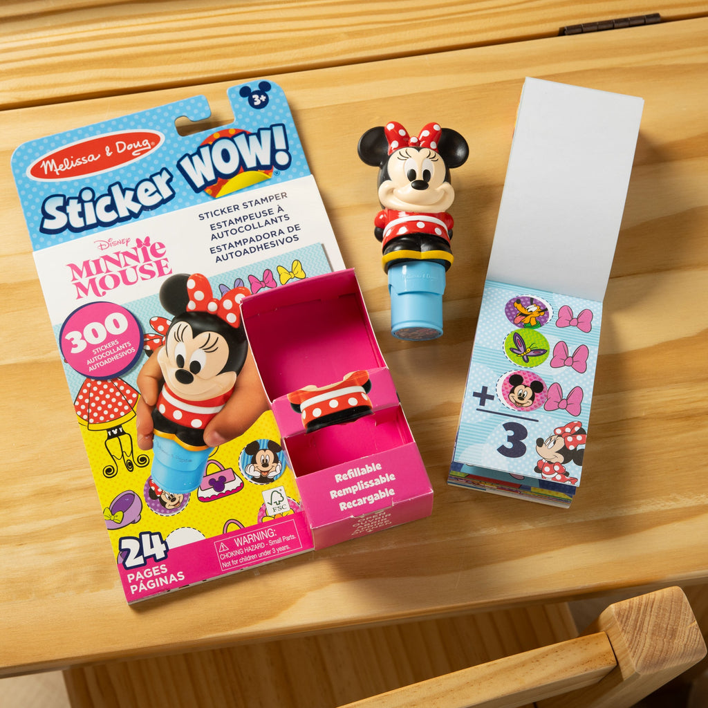 Sticker WOW!™ Disney Minnie Mouse Bundle: Activity Pad & Sticker Stamper + Mini Activity Pad and 200 Refill Stickers product image 9