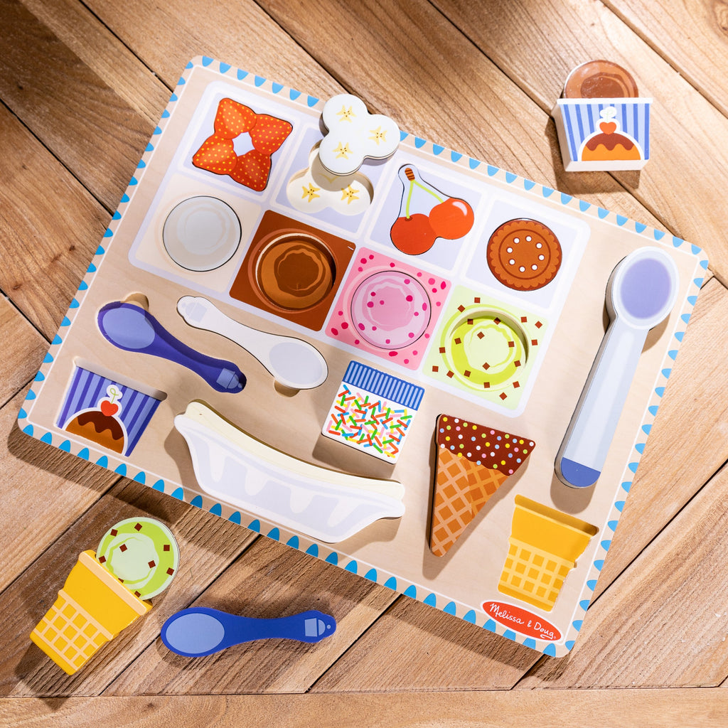 Wooden Magnetic Ice Cream Puzzle & Play Set - 16 Pieces product image 9