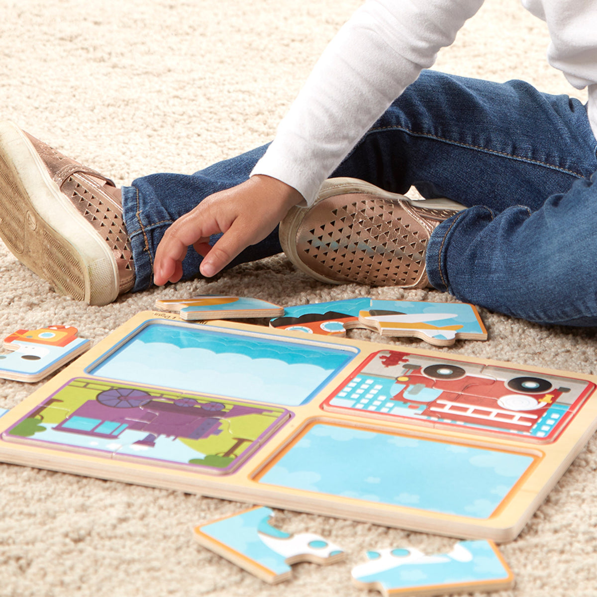 Natural Play Wooden Puzzle: Ready, Set, Go product image 10