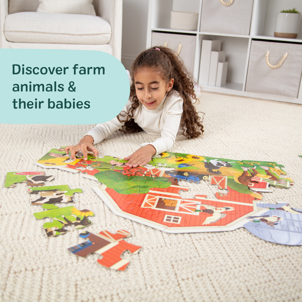 Busy Barn Shaped Floor Puzzle - 32 Pieces product image 5