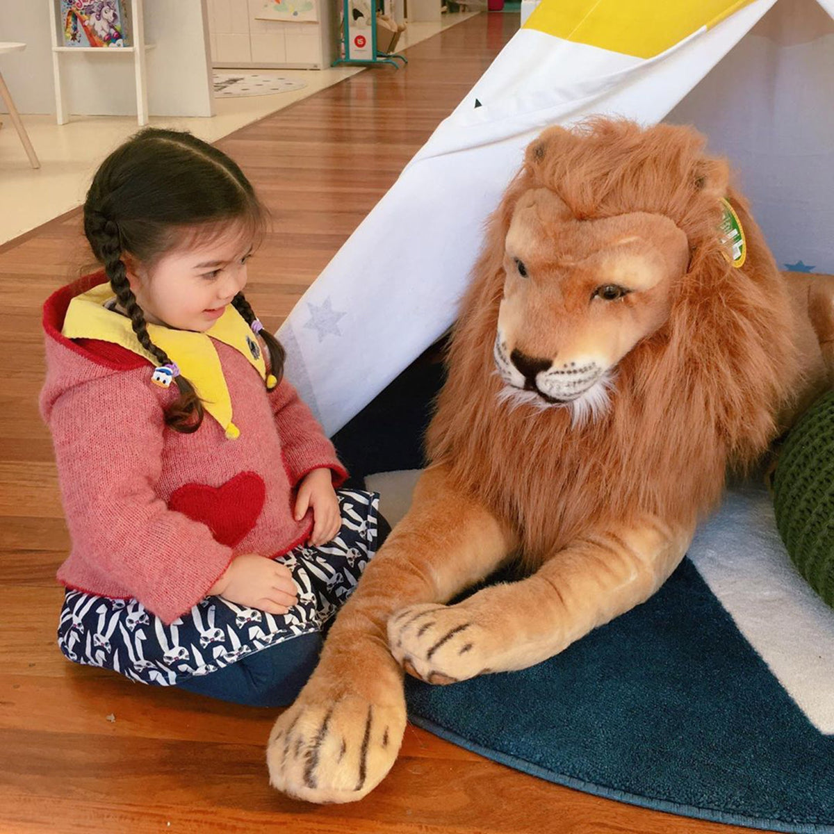 Lion Lifelike Plush Stuffed Animal product image 5