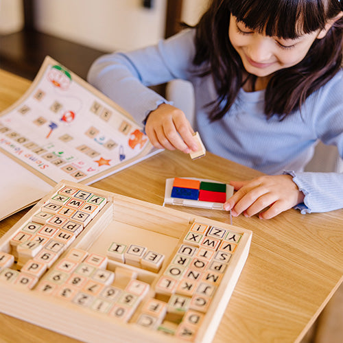 Deluxe Wooden Stamp Set - ABCs 123s product image 10