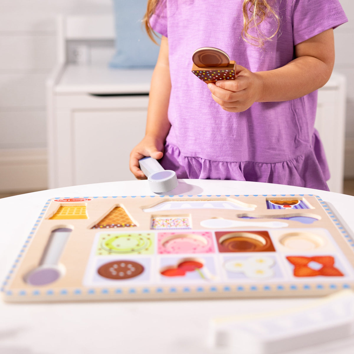 Wooden Magnetic Ice Cream Puzzle & Play Set - 16 Pieces product image 7