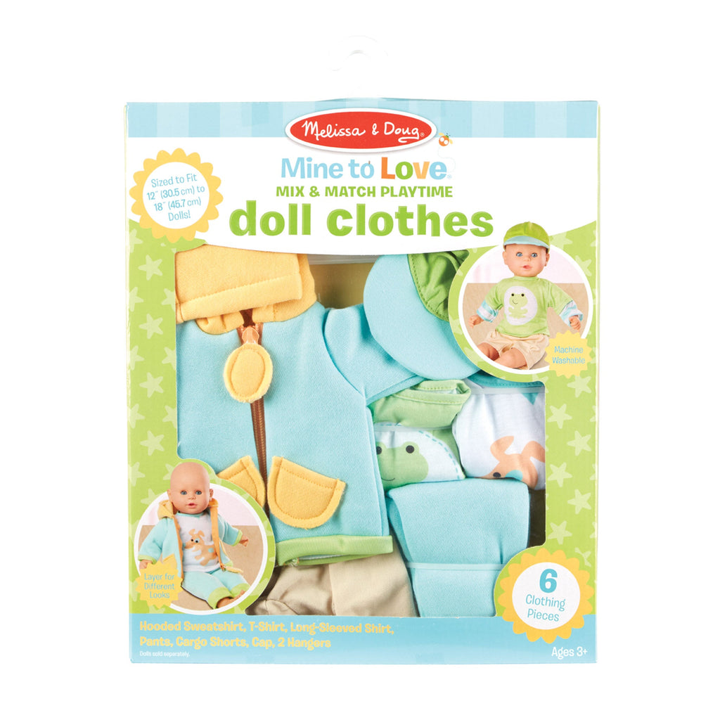 Mine to Love Mix & Match Playtime Doll Clothes product image 3