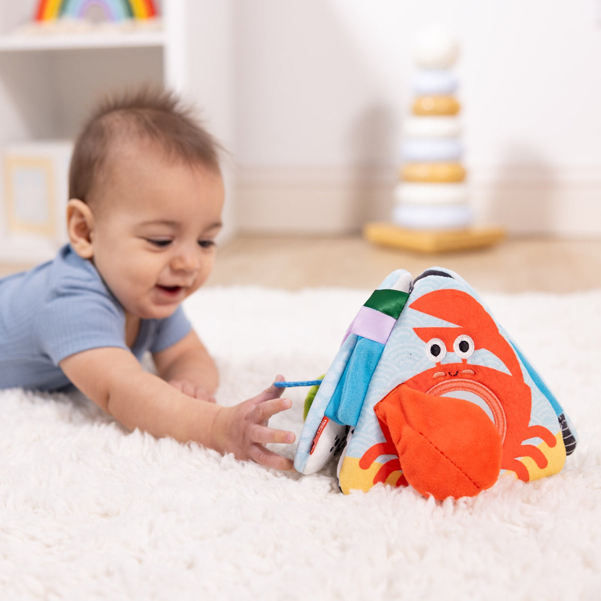 Ocean Tummy Time Triangle Baby Toy product image 6