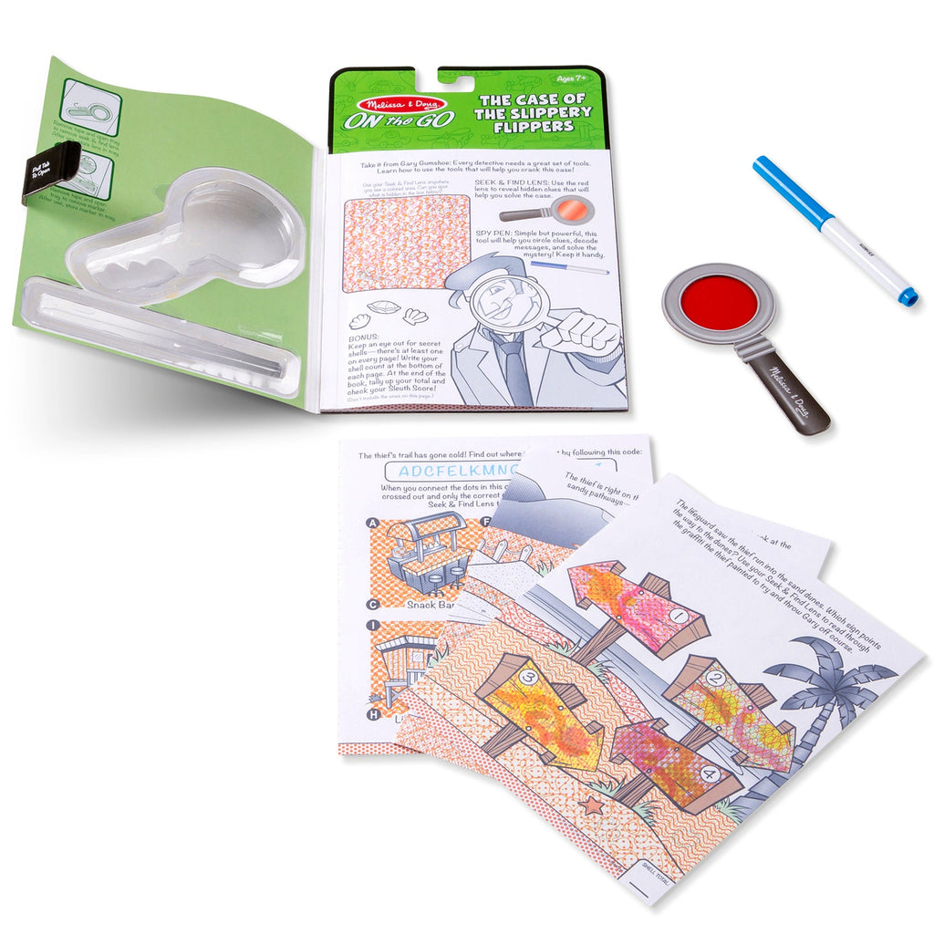 On the Go™ Secret Decoder Activity Books 3-Pack: Slippery Flippers, Runaway Ruby, Game Book product image 1