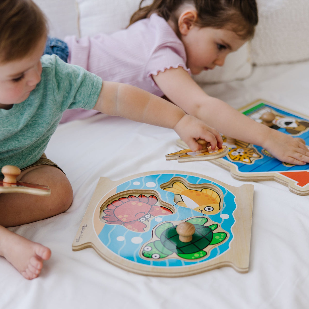 Wooden Jumbo Peg Puzzle 2-Pack: Fish Bowl, House Pets product image 10