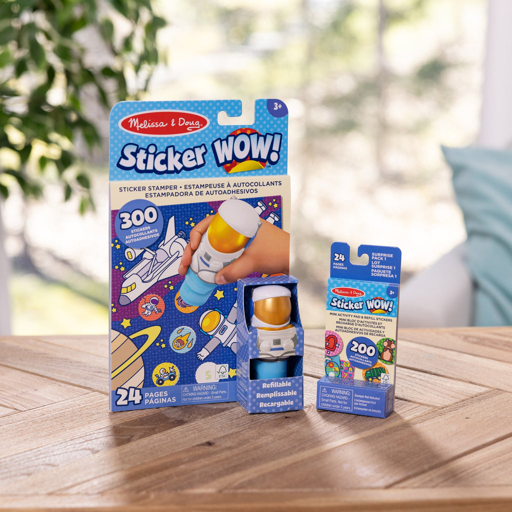 Sticker WOW!™ Astronaut Bundle: Activity Pad & Sticker Stamper + Mini Activity Pad and 200 Refill Stickers product image 9